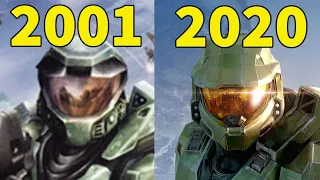 Evolution Of Halo Games 2001 - 2020