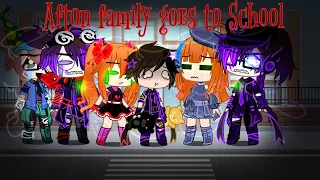 Afton Family goes to School / FNAF / Afton Family / Sparkle_Aftøn