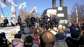 Донецк. Митинг Реквием в память погибшим воинам Беркута и ВВ (30 марта 2014)