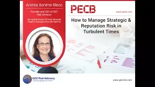 How to Manage Strategic & Reputation Risk in Turbulent Times