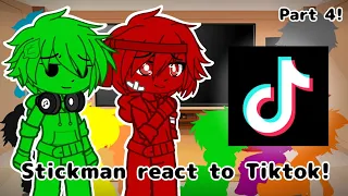 Stickman react to Tiktok! || Part 4! || AvM/AvA || GCRV