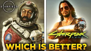 Starfield vs Cyberpunk 2077 - Which Game is Better? (No Spoilers Comparison)
