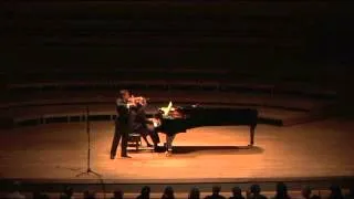 MAXIM VENGEROV AND PATRICE LARE - Sonata for violin and piano in D Minor. BRAHMS