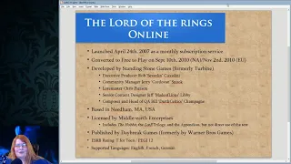 LotRO 101, Session 1: And So It Begins