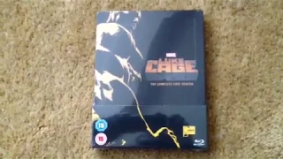 Luke Cage, season 1 Blu Ray Steelbook  Unboxing