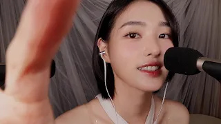 ASMR 가까이 속삭이는 단어반복+ 카메라 터칭 |Deep Ear to Ear Whispering Trigger Words