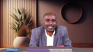 ''WHAT WE FIND ON THE APOSTOLIC GROUND'' by NTAKIRUTIMANA Emmanuel