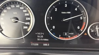 2012 Bmw 525d f10 218hp - Acceleration 0-245km/h !!