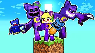 MEL SINH TỒN 1 BLOCK VỚI GIA ĐÌNH CATNAP TRONG MINECRAFT 24H