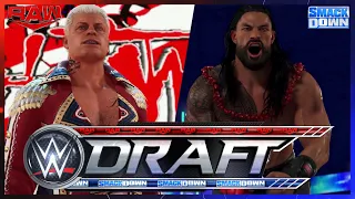 WWE 2k23 - WWE Draft Highlights - Universe Mode #0