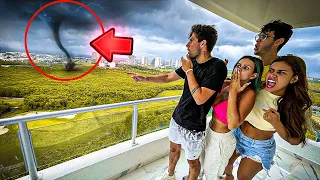 O FURACÃO CHEGOU EM CANCUN E OLHA O QUE ACONTECEU!! ( FURACÃO GRACE ) 🌪