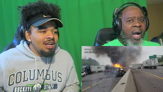 Dad Reacts to Crazy Car Wrecks in 2018!