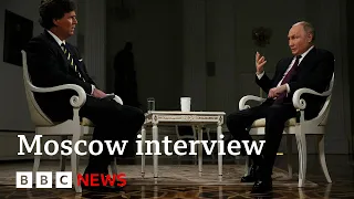 Putin tells Tucker Carlson Russia he has no interest in invading Nato countries | BBC News