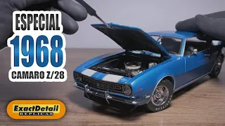 Exact Detail 1:18 - Chevrolet Camaro Z28 (1968) -  Modelo Lindo, Cor Linda, Detalhes Lindos...