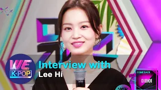 Welcome back interview with Lee Hi [Music Bank / ENG / 2020.07.24]