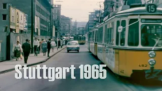 Stuttgart 1965 - Stadtansichten - Fernsehturm - Bad Cannstatt