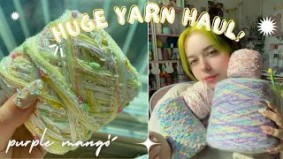 Huge Yarn Haul / Mystery Box - The Prettiest Yarn Ever?!