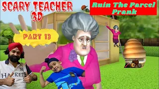 Scary Teacher 3D - Part 13 - Ruin The Parcel Prank | RS 1313 Gamerz | Ramneek Singh 1313