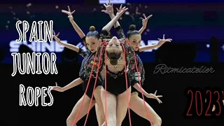 Spain junior group music ropes 2023 -rhythmic gymnastics music