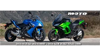 2016 Suzuki GSX-S1000F vs Kawasaki Ninja 1000 Comparison