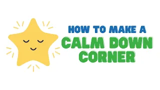 How To Make A Calm Down Corner At Home in 2021