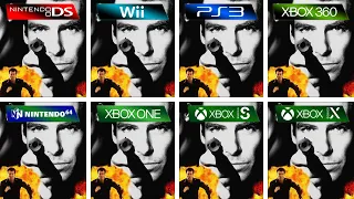 GoldenEye 007 (1997) DS vs N64 vs Wii vs PS3 vs XBOX 360 vs XBOX ONE vs XBOX SS vs XBOX SX