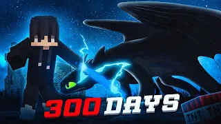 300 Days in DRAGON vs VIKINGS in Minecraft (हिंदी)
