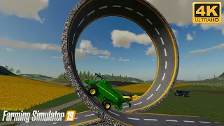 ALL HARVESTER vs RAMP / Farming Simulator 19