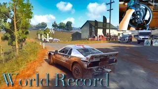 World Record #7 | Lancia 037 Rally Group.B MAX ATTACK Steering  Wheel Gameplay | DiRT Rally2.0