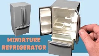 DIY Miniature Refrigerator for Mini Kitchen