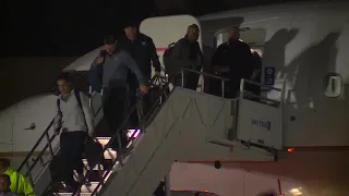 Cleveland fans stand in rain to greet Guardians at airport after they clinched AL Central