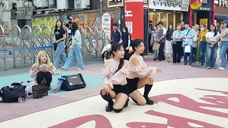 20240601 hongdae busking 홍대 미녀댄스팀 투유(TOYOU) 버스킹 05 - Magnetic _ ILLIT