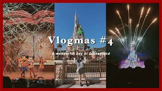 Vlogmas 4🎄｜香港迪士尼樂園一日遊🏰｜滿滿的聖誕氣氛🧚🏻‍♂️｜值得一睇再睇的演花晚間表演✨｜2022 Vlogmas