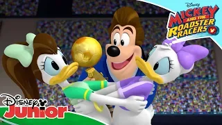 Super-Charged: Football Fun | Mickey and the Roadster Racers | Disney Junior Arabia
