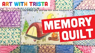 Faith Ringgold Inspired Memory Quilt Art Tutorial - Art With Trista