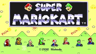 Title Screen - Super Mario Kart (Prototype - mkart.sfc)