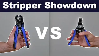 The Best Wire Stripper for a Van or RV Power System | Klein Katapult vs Self-Adjusting Stripper