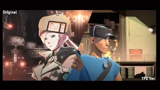 [Guilty Gear - Strive - Opening [VS] TF2 Parody] Comparison