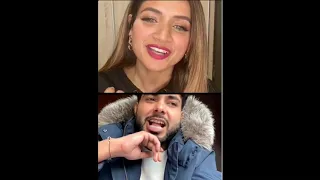 Shipra Goyal Live With Khan Bhaini On Instagram about New Punjabi Song 2021