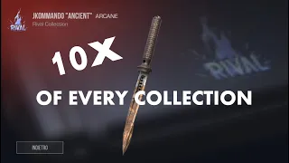 STANDOFF 2 10x OF EVERY COLLECTION CASE OPENING!!