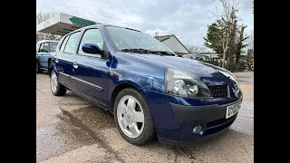 FOR SALE 2002 Renault Clio 1.4 AUTOMATIC LOW MILEAGE www.churchill4x4.co.uk