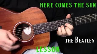 how to play "Here Comes the Sun" by The Beatles_George Harrison - acoustic guitar lesson