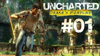 Uncharted - Drake's Fortune - Parte 01 l DUBLADO - PT/BR (PS4)