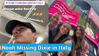 Noah Beck is missing Dixie D'amelio in Italy & She Sends this Message to Him