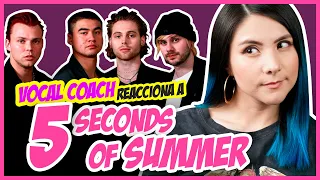 5 SECONDS OF SUMMER (Theeth y No Roots 🔥😱🔥)   | VOCAL COACH REACCIONA | Gret Rocha