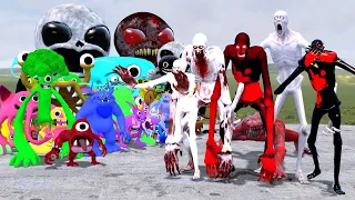 ALL SCP-096 ULTIMATE VS ALL GARTEN OF BANBAN 1-4 In Garry's Mod!