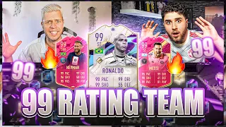 FIFA 23: RIP!! 99 RATING SQUAD BUILDER BATTLE 🔥🔥 vs Ensar!!