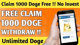 [2023] Free Dogecoin Mining Website | Earn 200 Dogecoin Without Invest | Free Doge Earning Website