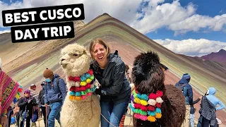 Gorgeous RAINBOW MOUNTAIN Cusco Day Trip (peru vlog)