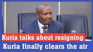 Is Moses Kuria Resigning? He Finally Clears The Air Addressing He Resigning Issue